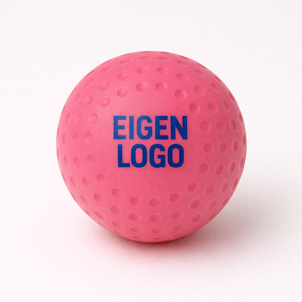 Hockeybal op maat met uw logo - Roze