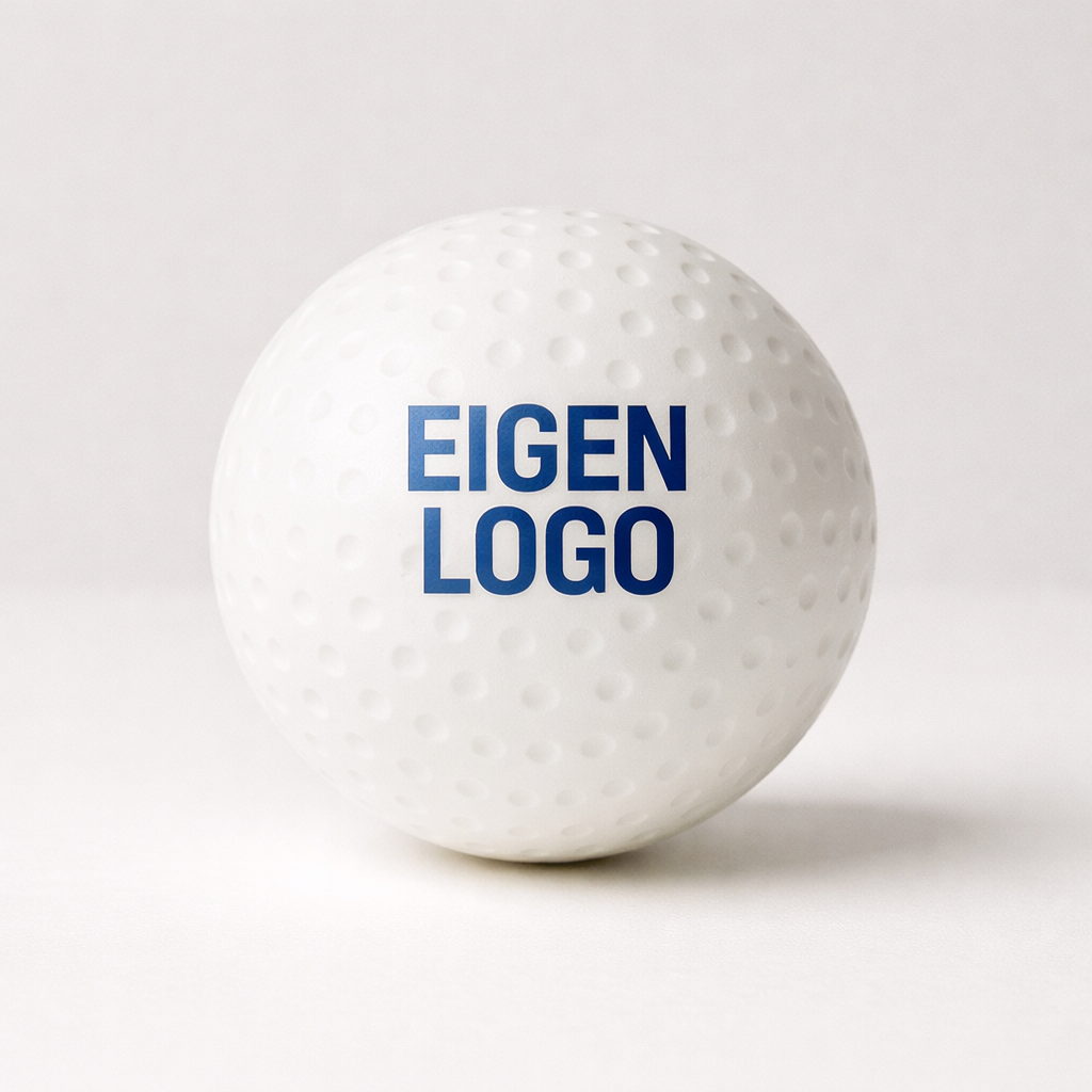 Hockeybal op maat met uw logo - Wit