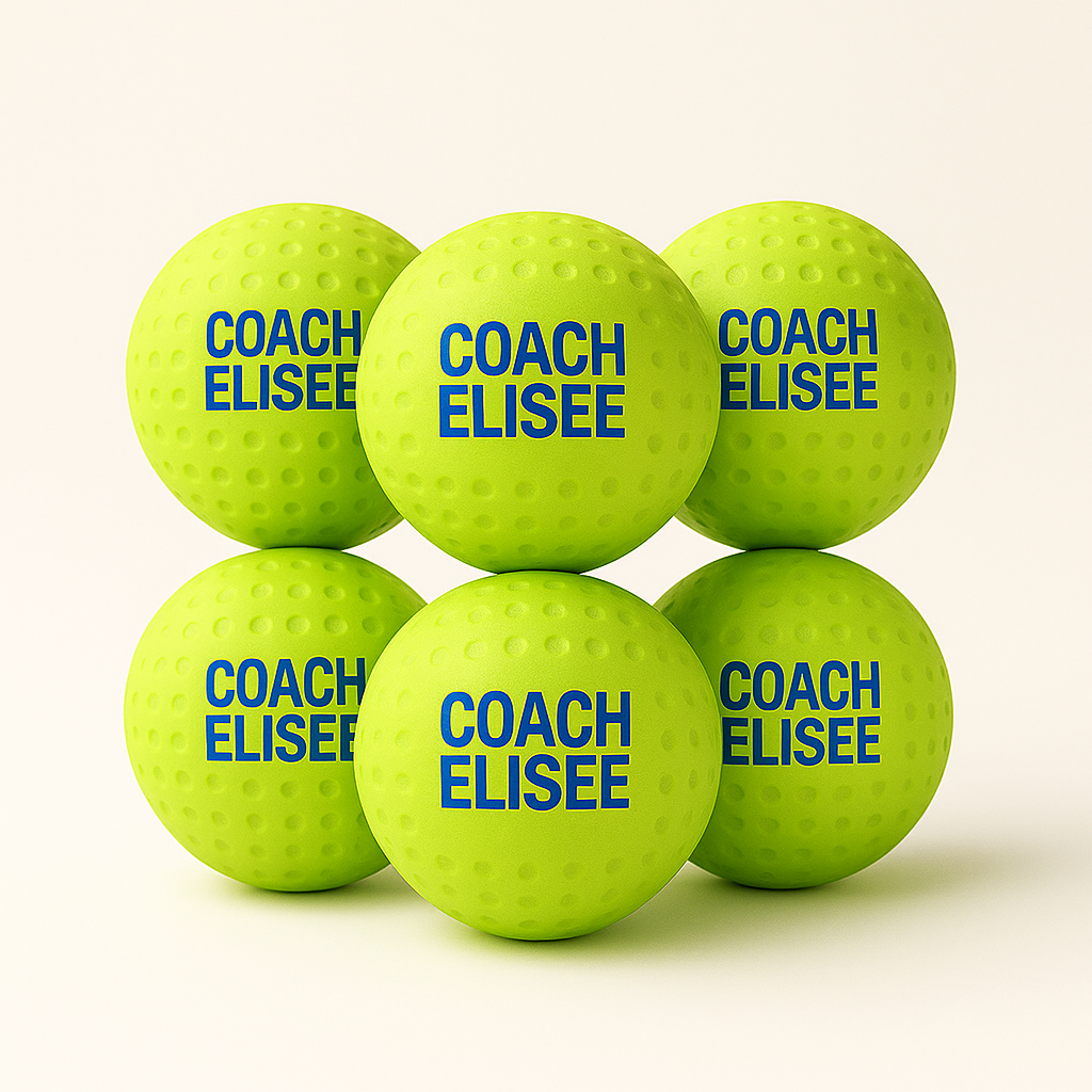 Veldhockeybal - Geel - 6 stuks - Coach Elisee Dimple Ball