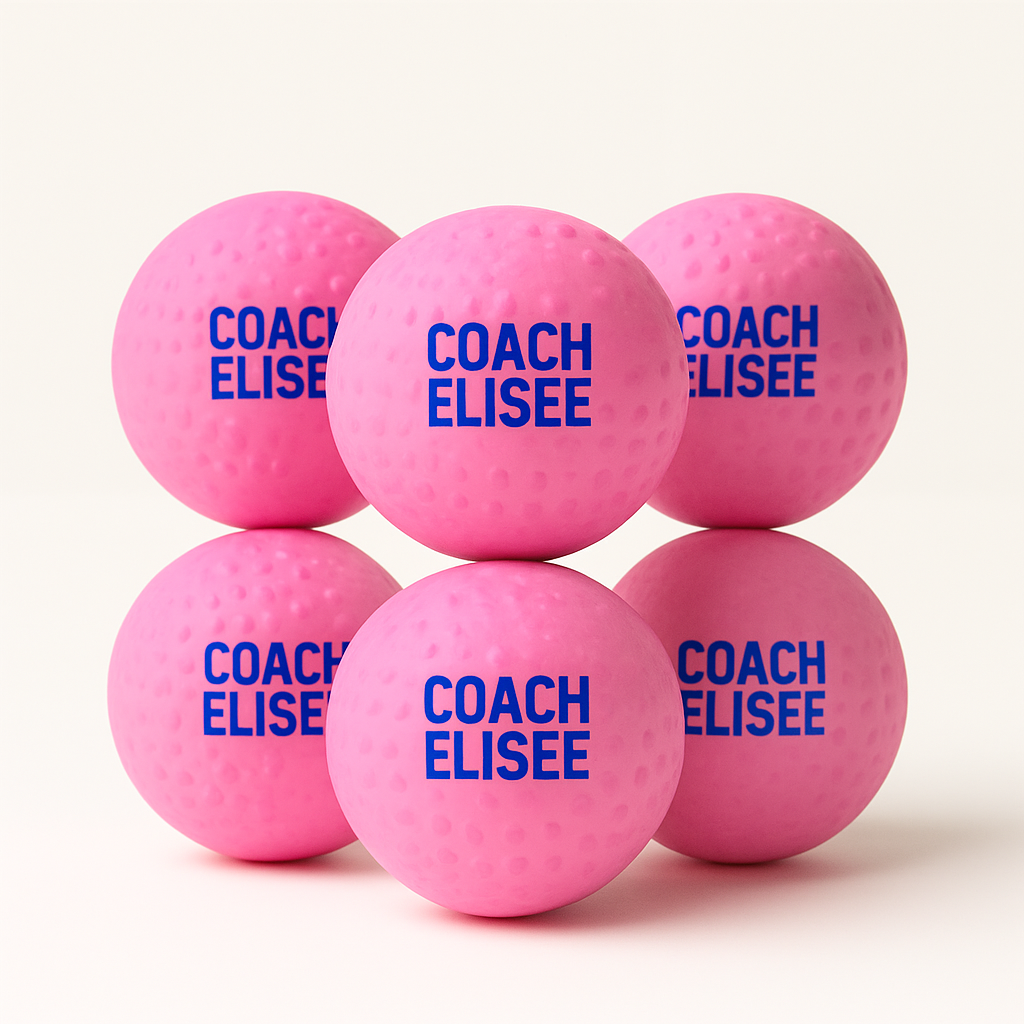 Veldhockeybal - Roze - 6 stuks - Coach Elisee Dimple Ball
