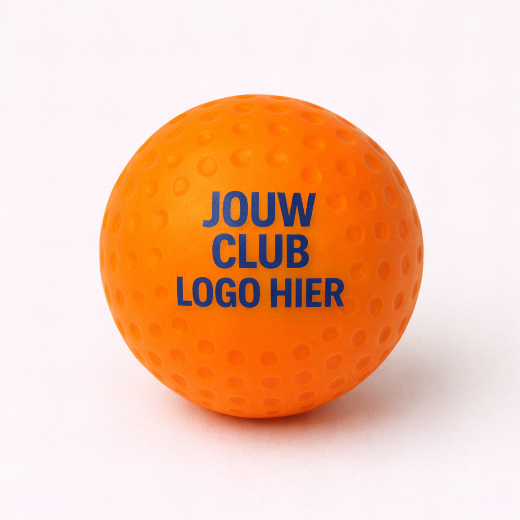 Hockeybal met clublogo op maat - Oranje