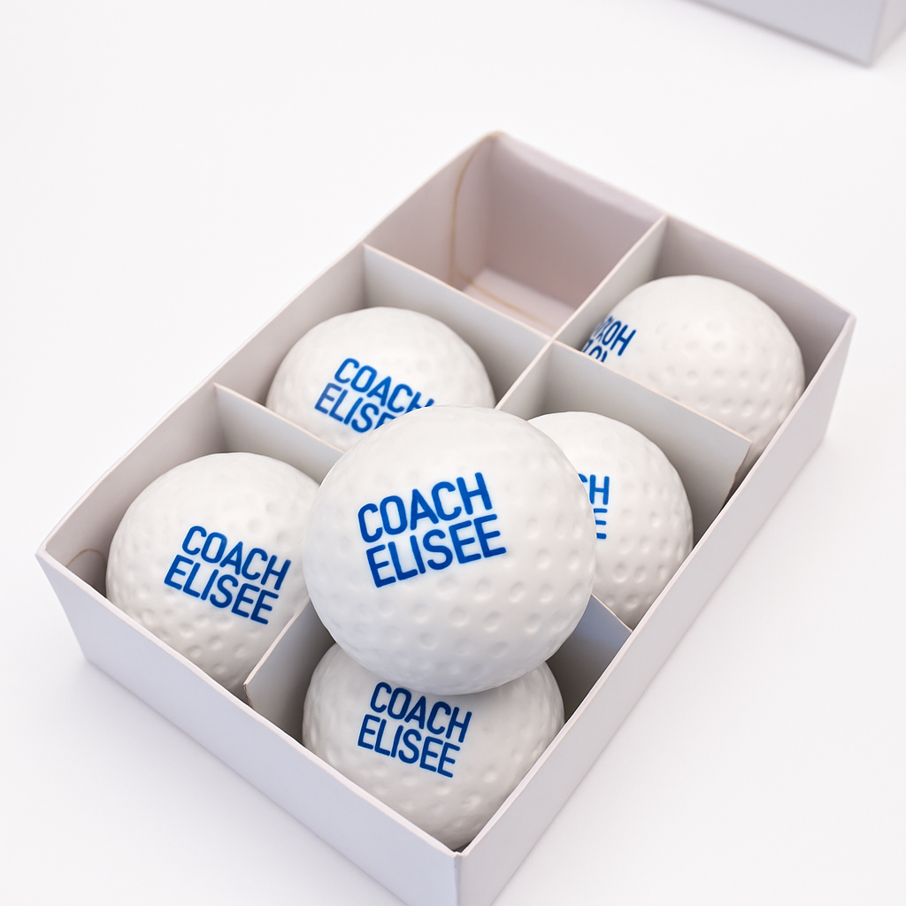 Veldhockeybal - Wit - set van 6 ballen
- Coach Elisee Dimple Ball