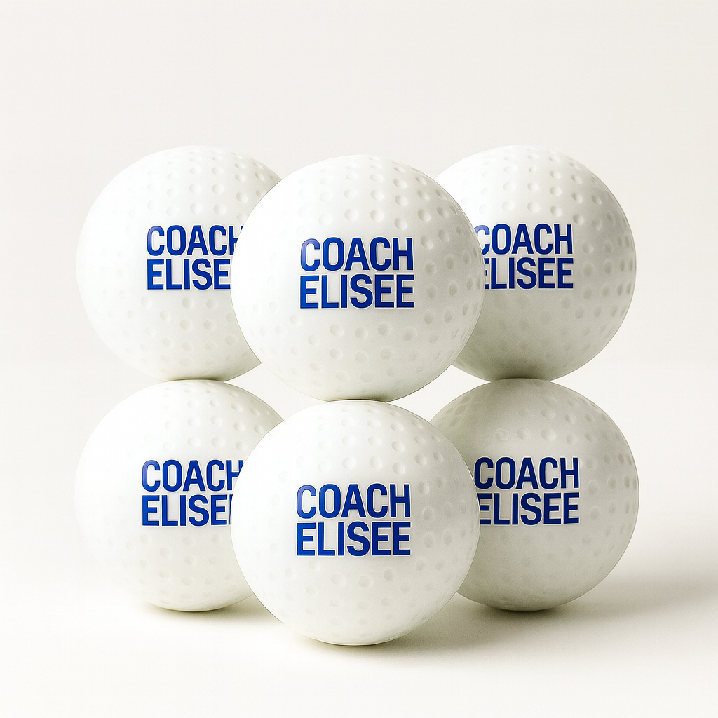 Veldhockeybal - Wit - 6 stuks - Coach Elisee Dimple Ball