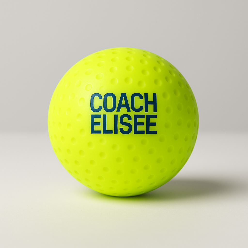 Gele hockeybal, los stuk